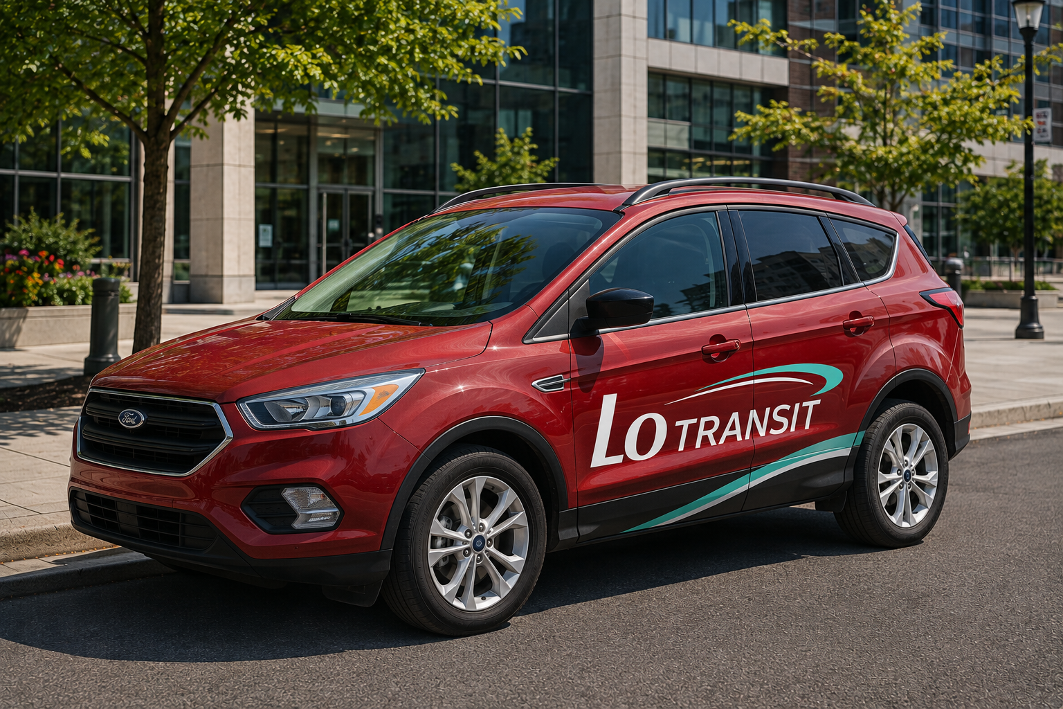 Lo Transit vehicle serving Columbus and Central Ohio.